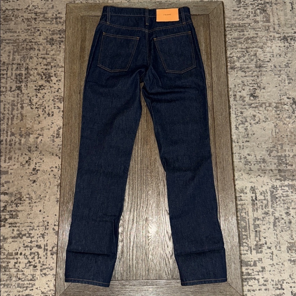 Frame Le Italien True Straight High Rise Jeans Rinse - Picture 4 of 13